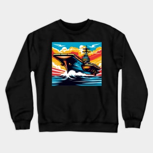 Aircraft carrier Crewneck Sweatshirt